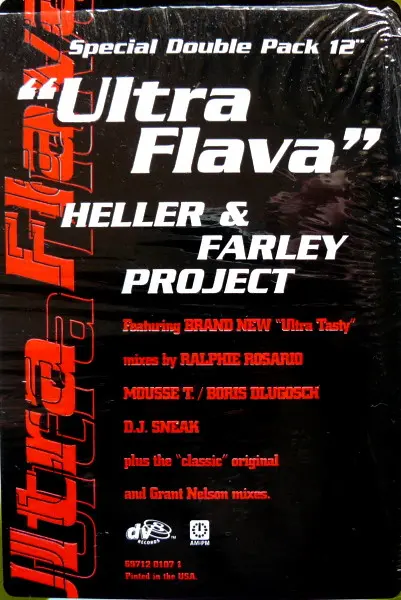 Heller & Farley Project - Ultra Flava, Electronic, House, 1996 - DV8 Records, US, Vinyl 2x 12"