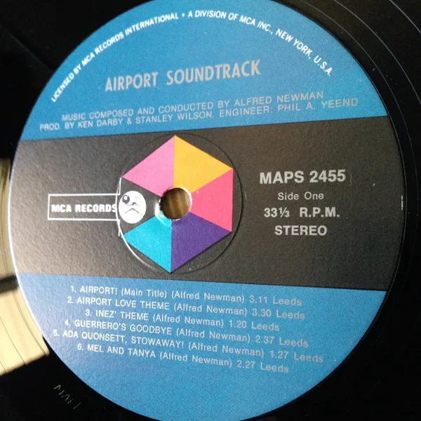 Album cover for Airport by Alfred Newman