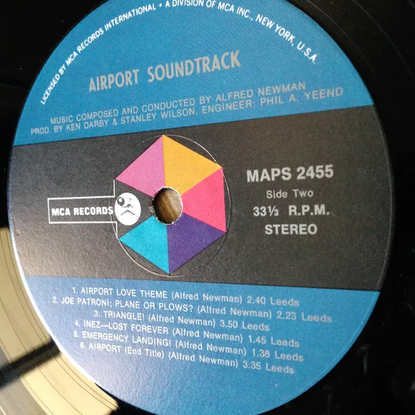 Album cover for Airport by Alfred Newman