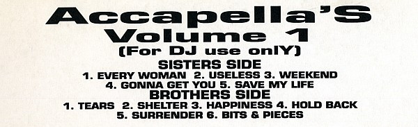 Accapella's Volume 1