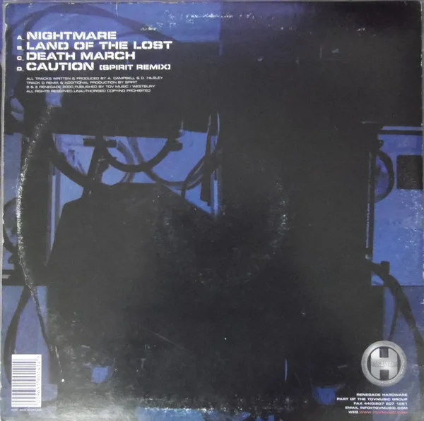 Album cover for Nightmare E.P. by Dylan & Loxy