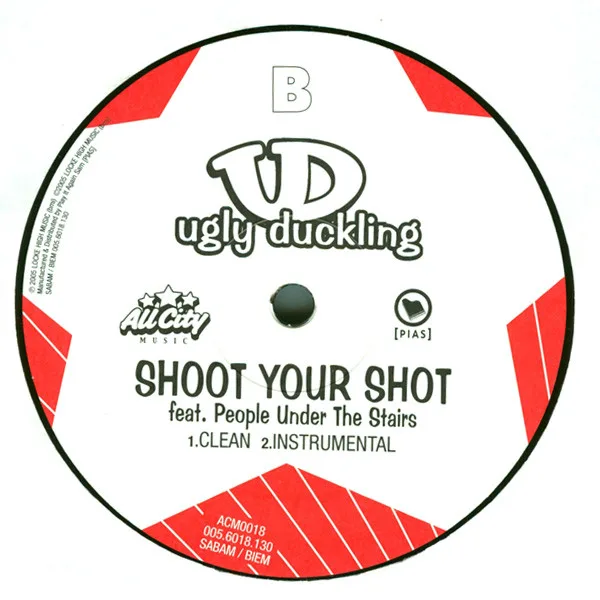 Album cover for Yudee! / Shoot Your Shot by Ugly Duckling