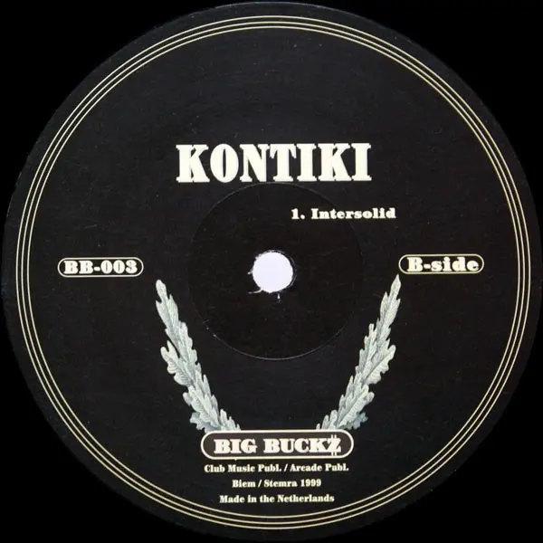 Kontiki - I Don't Care, Electronic, House, 1999 - Big Buckz, Netherlands, Vinyl 1x 12"