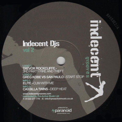 Album cover for Indecent DJs Vol 2 by Various