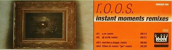 R.O.O.S. - Instant Moments Remixes, Electronic, Techno, Trance, 1997 - Kingsize (4), Germany, Vinyl 1x 12", 33 ⅓ RPM