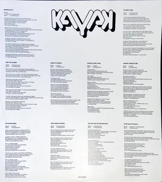 Kayak - Phantom Of The Night, Rock, Prog Rock, Symphonic Rock, 1978 - Vertigo, Netherlands, Vinyl 1x LP, Album, Stereo