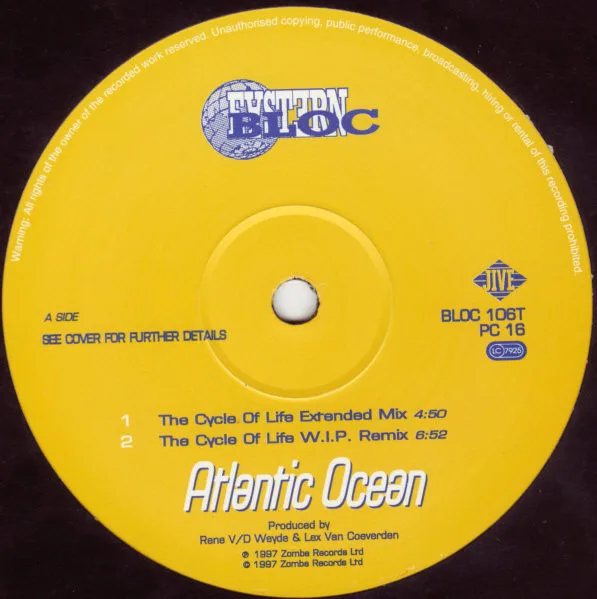Album cover for The Cycle Of Life by Atlantic Ocean