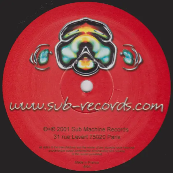 Tetraktys - Capricorne / Atrophy - 2001 - Progressive Trance, Psy-Trance - Sub Machine Records - Vinyl 1x 12", 33 ⅓ RPM, 45 R