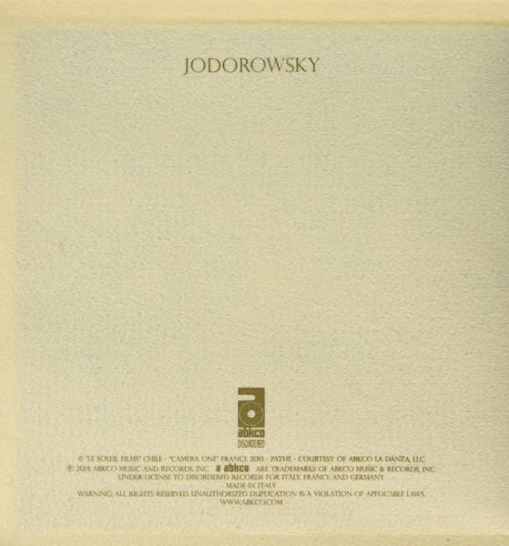 Adan Jodorowsky - Dance Of Reality (Original Motion Picture Soundtrack), Folk, World, & Country, Stage & Screen, Soundtrack, 