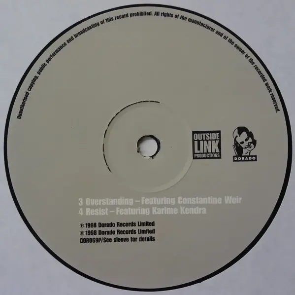 Outside - Suspicious, Electronic, Acid Jazz, 1998 - Dorado, UK, Vinyl 1x 12", Promo