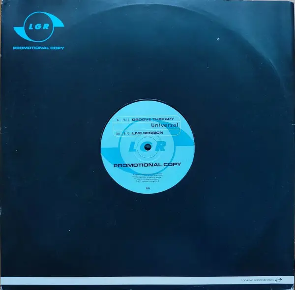 Universal - Groove Therapy / Live Session, Electronic, Drum n Bass, 1996 - Looking Good Records, UK, Vinyl 1x 12", 45 RPM, Pr