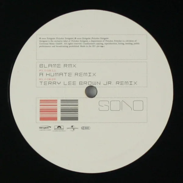 Album cover for Blame (Remixes) by Sono