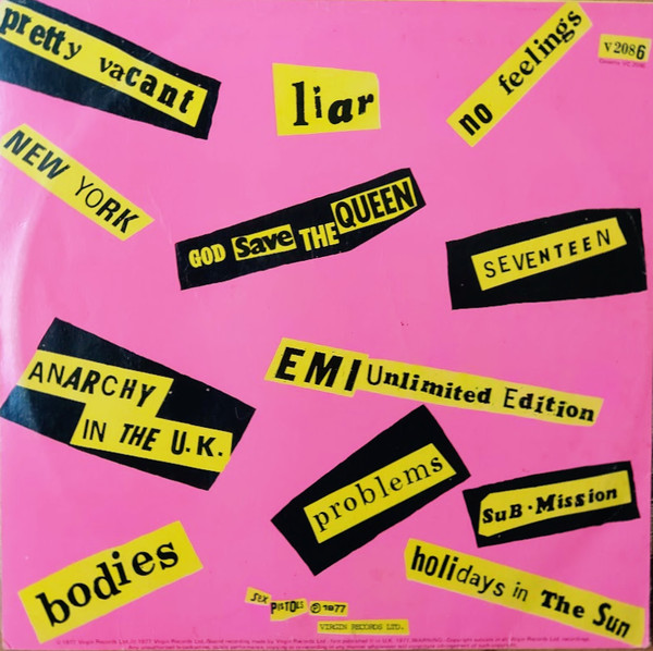 Sex Pistols - Never Mind The Bollocks Here's The Sex Pistols, Rock, Punk, 1981 - Virgin, Australia, Vinyl 1x LP, Album, Reiss