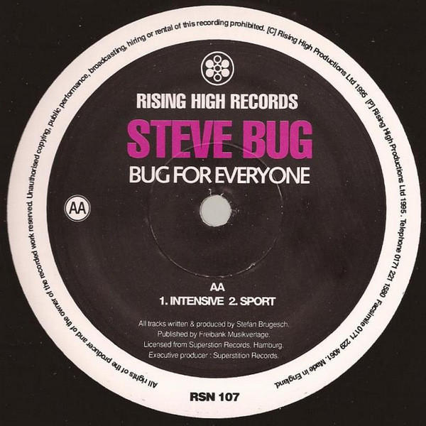 Album cover for Bug For Everyone by Steve Bug