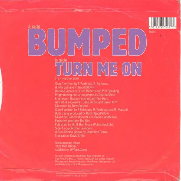 Album cover for Bumped by Right Said Fred