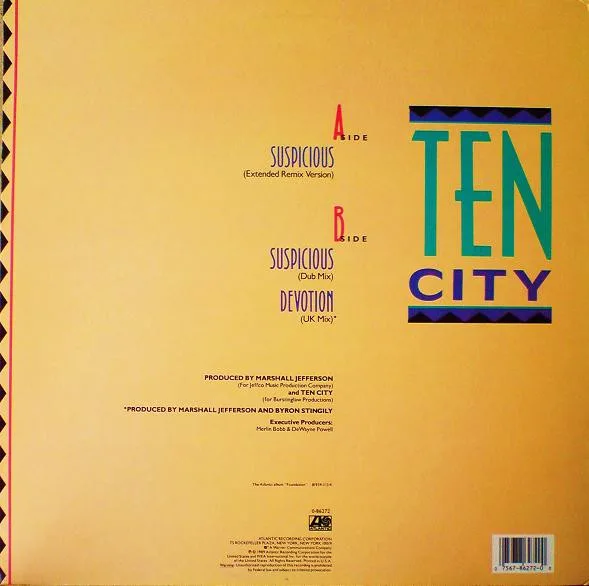 Album cover for Suspicious by Ten City