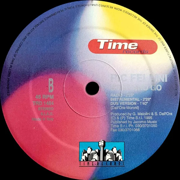 Album cover for Stop And Go by Ric Fellini (2)