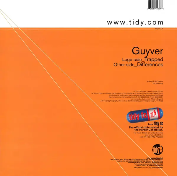 Album cover for Trapped / Differences by Guyver