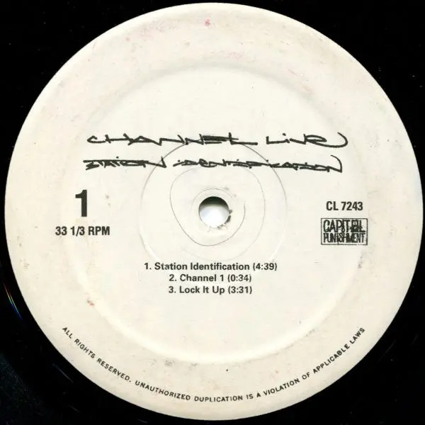 Channel Live - Station Identification, Hip Hop, Capitol Punishment, Vinyl 2x LP, Album, Reissue