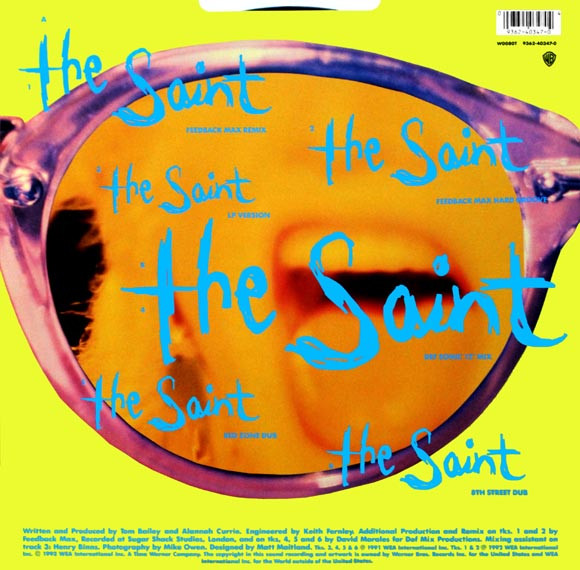 Album cover for The Saint by Thompson Twins