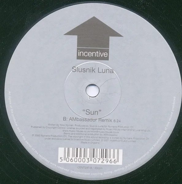 Album cover for Sun by Slusnik Luna
