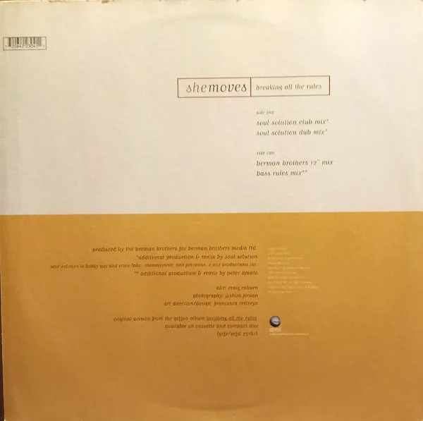 Album cover for Breaking All The Rules by She Moves