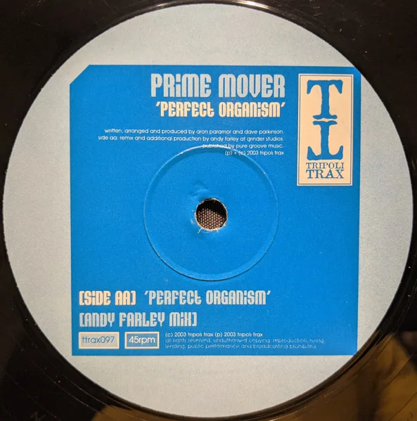 Album cover for Perfect Organism by Prime Mover