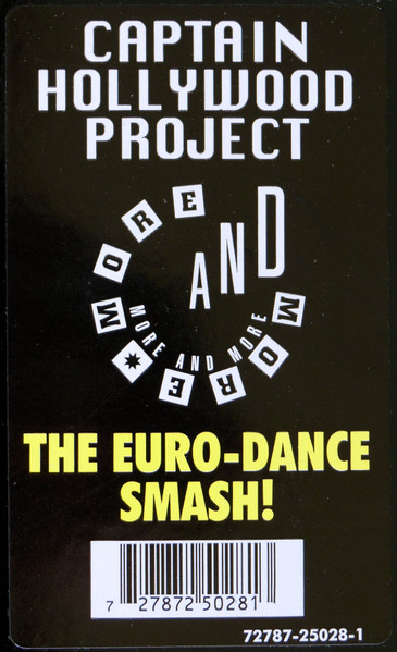 Captain Hollywood Project - More And More, Electronic, Eurodance, House, 1992 - ä, US, Vinyl 1x 12", 33 ⅓ RPM