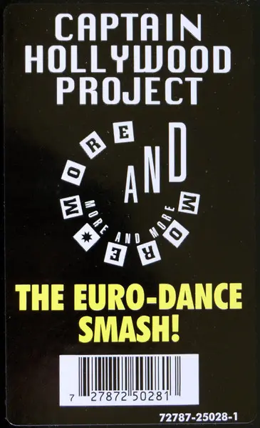 Captain Hollywood Project - More And More, Electronic, Eurodance, House, 1992 - ä, US, Vinyl 1x 12", 33 ⅓ RPM