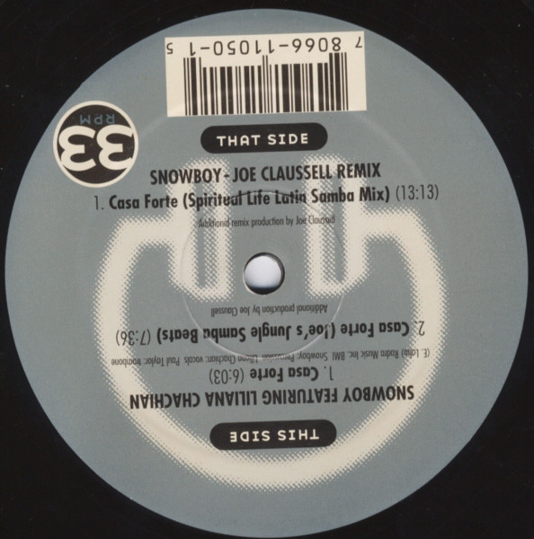 Snowboy Featuring Liliana Chachian - The New Latinaires #6, Electronic, Latin, Batucada, Deep House, Latin, 1999 - Ubiquity, 