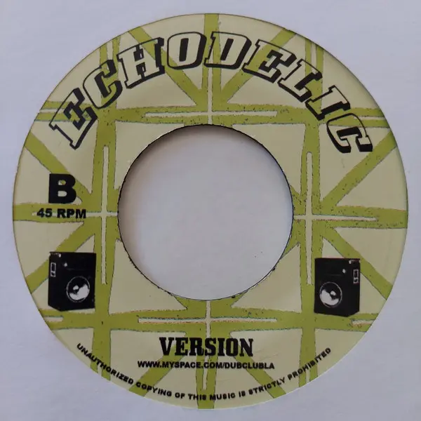 Prince Jazzbo - Black Shadow, Reggae, Roots Reggae, 2009 - Echodelic, US, Vinyl 1x 7", 45 RPM