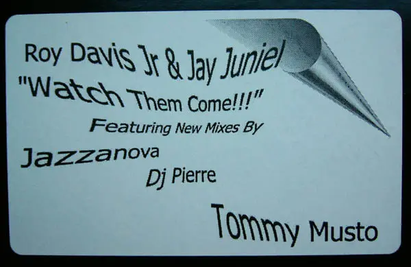 Roy Davis & Jay Juniel / Men From The Nile Featuring Peven Everett - Watch Them Come!!!, Electronic, Future Jazz, House, 1999