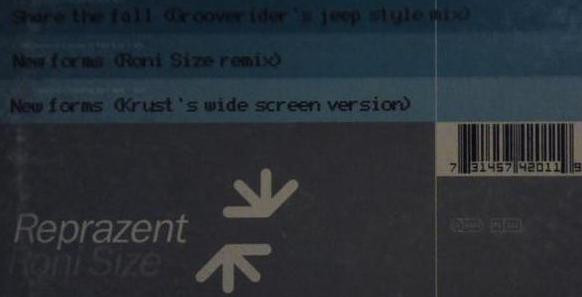 Roni Size / Reprazent - Share The Fall, Electronic, Drum n Bass, 1997 - Talkin' Loud, UK, Vinyl 1x 12", 33 ⅓ RPM 2₂