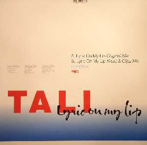 Album cover for Lyric On My Lip by Tali