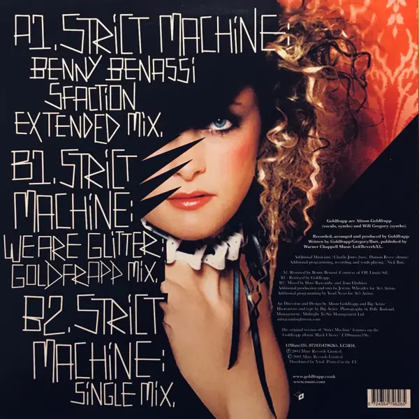 Goldfrapp - Strict Machine, Electronic, Electro, Experimental, House, 2004 - Mute, UK, Vinyl 1x 12", Single