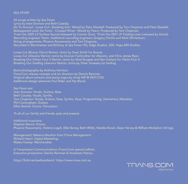 Album cover for Special Australian Edition by Sea Fever (2)