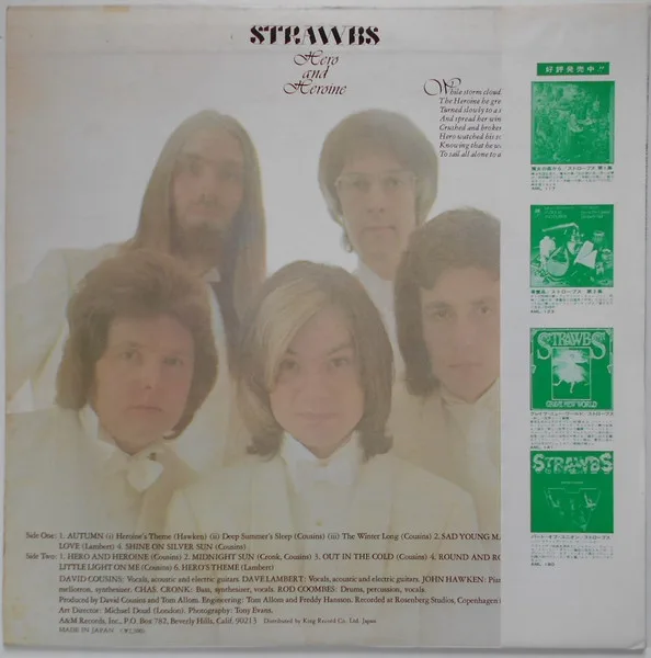 Album cover for Hero And Heroine by Strawbs