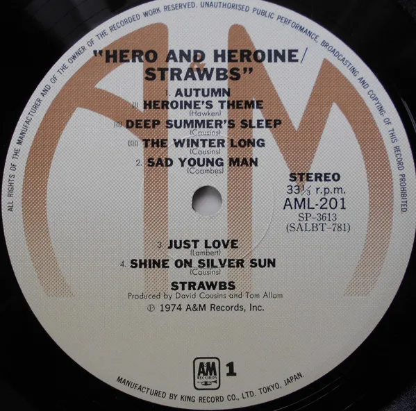 Album cover for Hero And Heroine by Strawbs