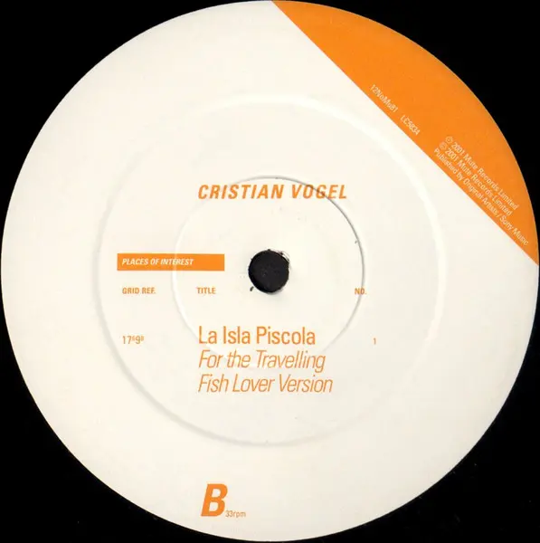 Cristian Vogel - La Isla Piscola, Electronic, Abstract, Techno, 2001 - NovaMute, UK, Vinyl 1x 12", 33 ⅓ RPM