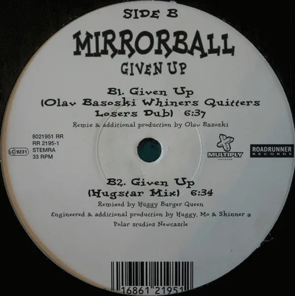 Album cover for Given Up by Mirrorball