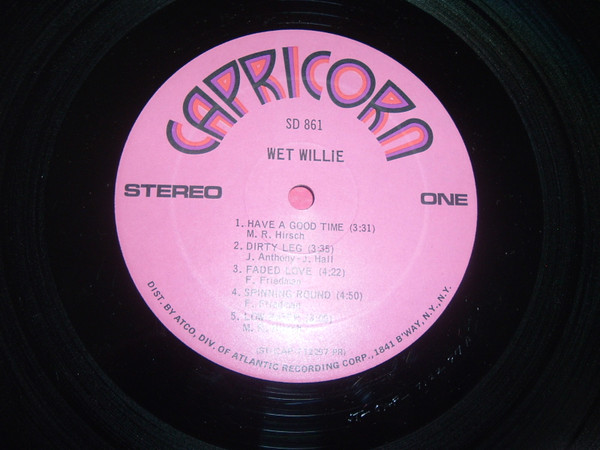 Wet Willie - Wet Willie - 1971 -Southern Rock -Capricorn Records -Vinyl 1x LP, Album, Stereo PR - Presswell Pressing, Gatefol