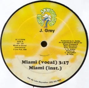 Album cover for Throw The P / Miami by Anquette / Steven J. Grey