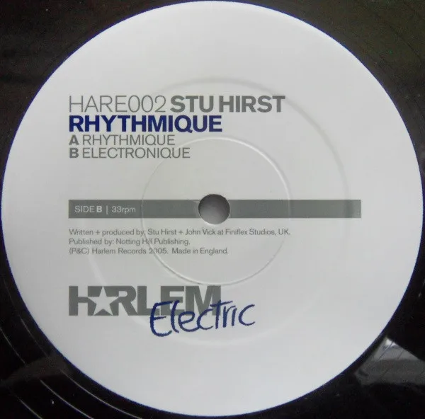 Album cover for Rhythmique by Stu Hirst