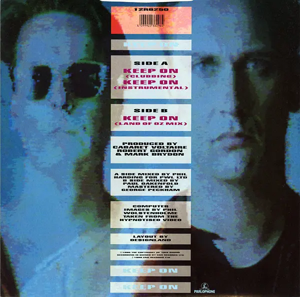 Album cover for Keep On by Cabaret Voltaire