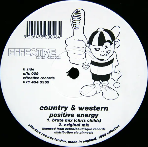 Country & Western - Positive Energy (Hanson & Nelson Remixes) , Electronic, House, Progressive House, 1993 - Effective Record