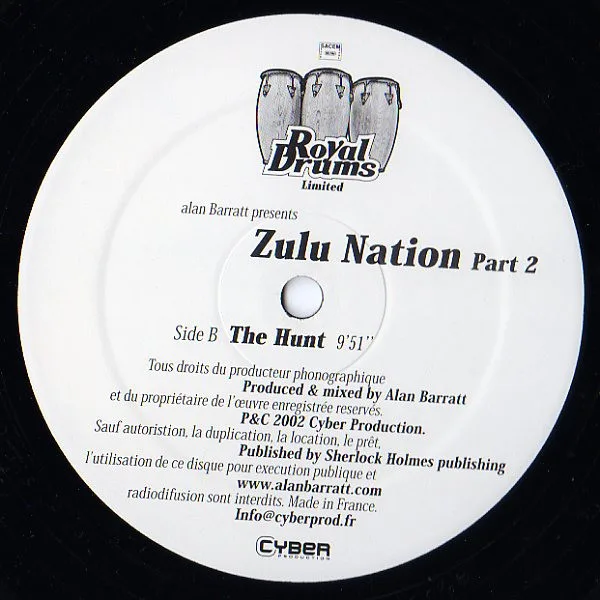 Album cover for Zulu Nation Part 2 by Alan Barratt