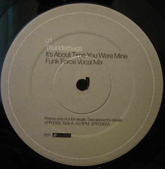 Album cover for It's About Time You Were Mine (The Funk Force Remixes) by Thunderbugs