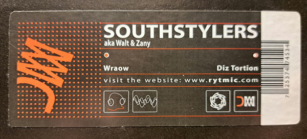 Southstylers Aka Walt & DJ Zany - Wraow / Diz Tortion, Electronic, Hardstyle, 2005 - Dutch Master Works, Netherlands, Vinyl 1