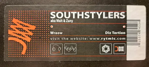Southstylers Aka Walt & DJ Zany - Wraow / Diz Tortion, Electronic, Hardstyle, 2005 - Dutch Master Works, Netherlands, Vinyl 1