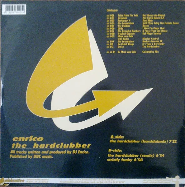 Album cover for The Hardclubber by Enrico
